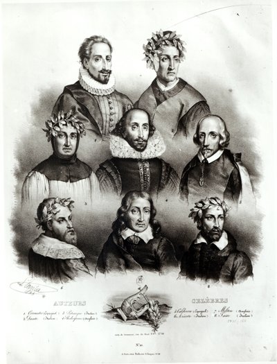 Autori famosi, 1833 da Jacques Francois Gauderique Llanta